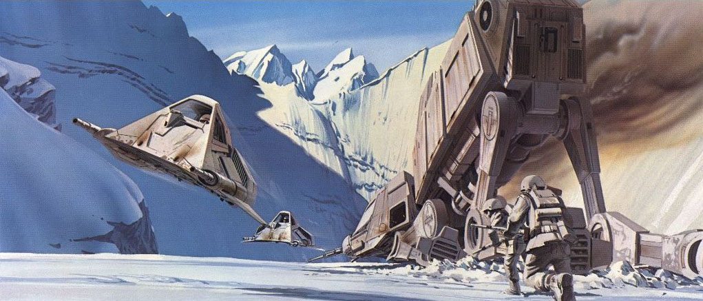 The Battle of Hoth concept art