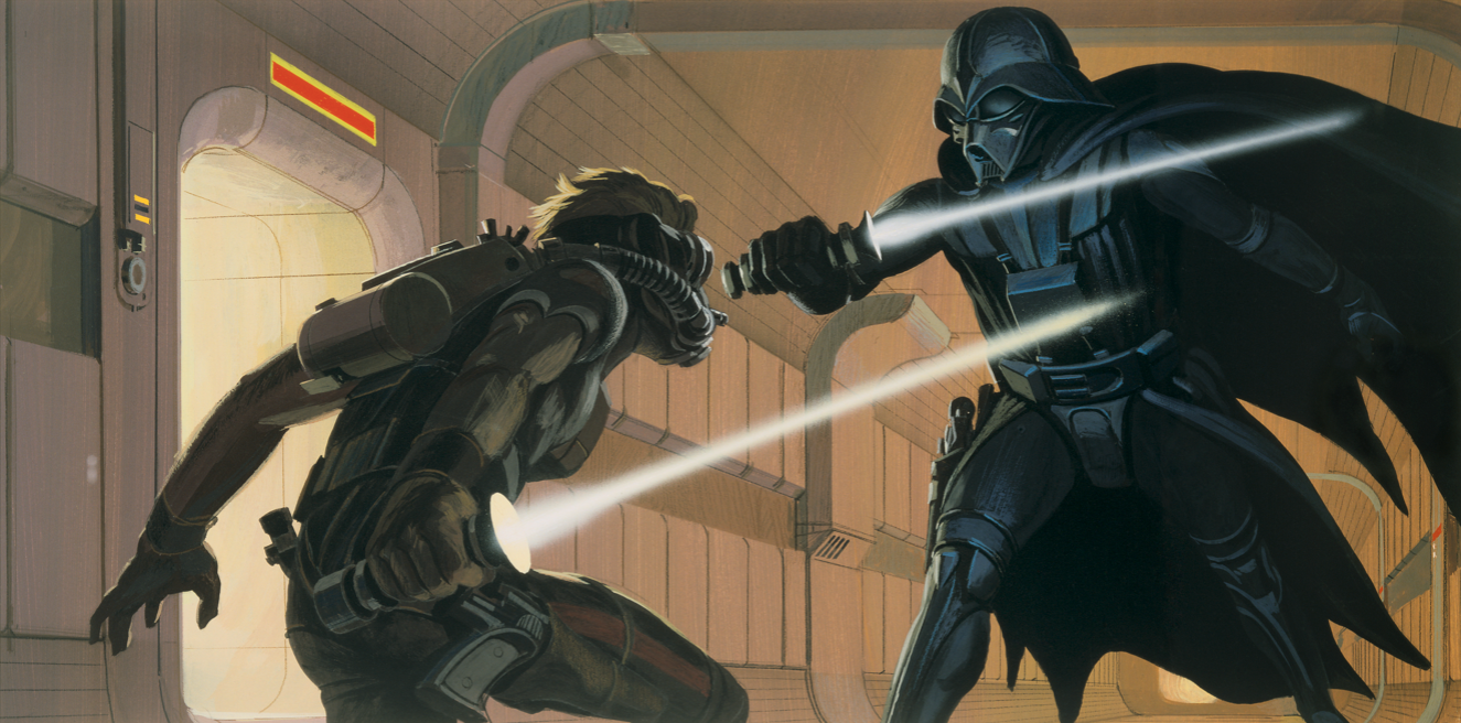 The Star Wars Art of Ralph McQuarrie - Darth Vader vs Luke Skywalker