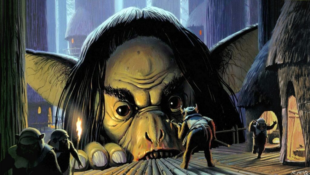 Gorax Attacking Ewok Village
