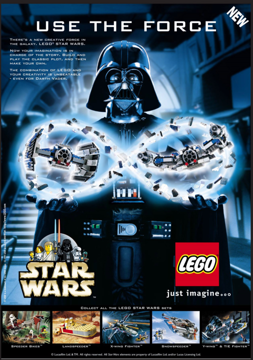 Star Wars Lego advert from 1999